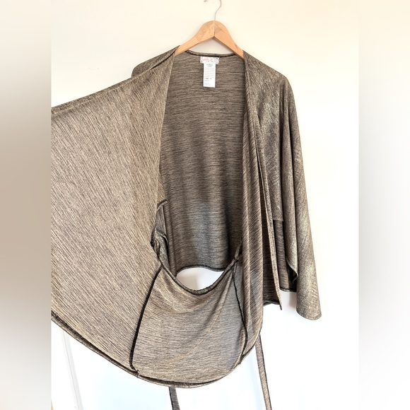 Free People Gold Age of Aquarius Kimono Top - Picture 9 of 16